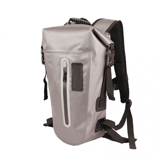 Grey TPU Dry Backpacks